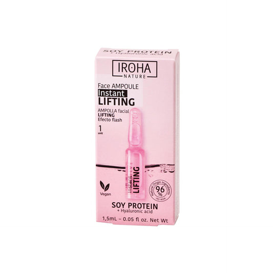 Ampolla Facial Flash Lifting Proteína de soja Iroha Nature 1,5 ml