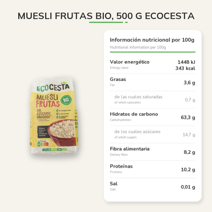 Información nutricional