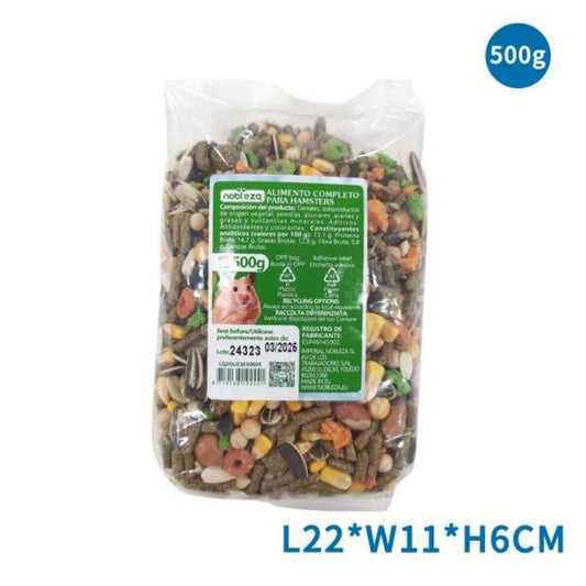 Alimento básico mixto para conejos adultos Nobleza 500g