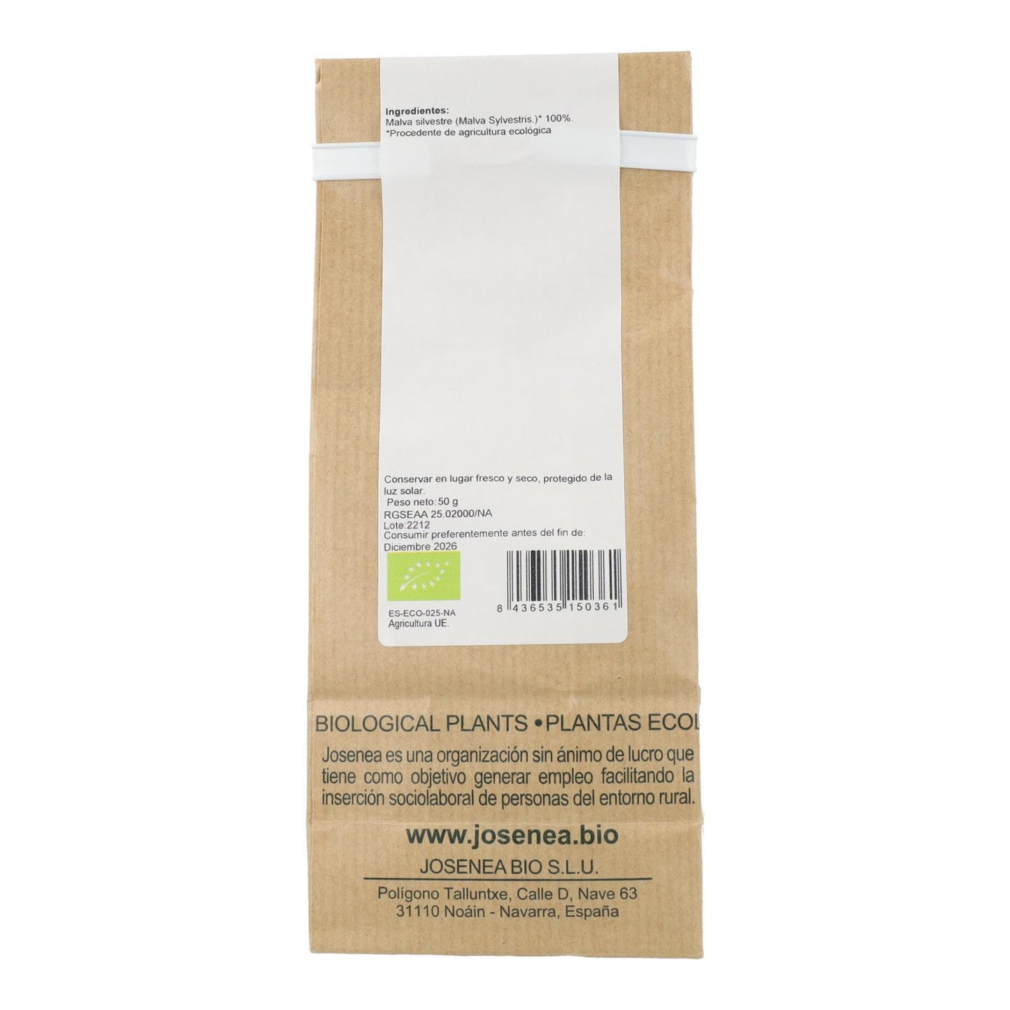 Malva Silvestre Bio Granel 50 g Josenea