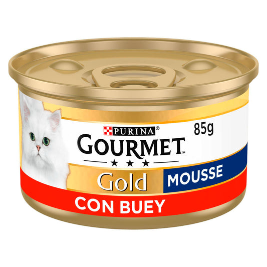 GOURMET GOLD Mousse Comida húmeda Buey 85g