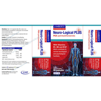 Neuro-Logical PLUS. Doble concentración – Doble acción Lamberts 60 cápsulas