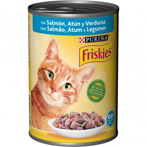 FRISKIES Cat ADULT Húmedo Salmón y Atún en Salsa 400g