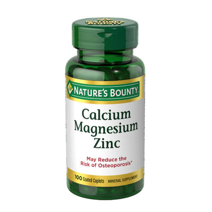 Calcio, Magnesio y Zinc 100comp Nature's Bounty