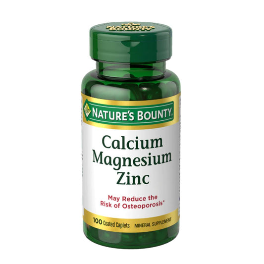 Calcio, Magnesio y Zinc 100comp Nature's Bounty