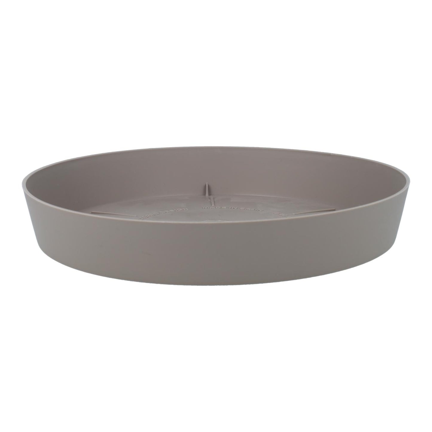 Plato maceta Tes color taupe D 20 x 3