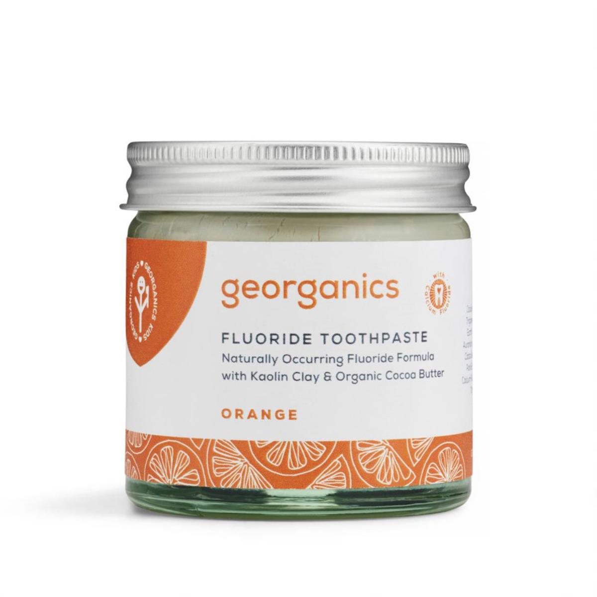 Pasta de dientes con flúor Naranja 60ml Georganics