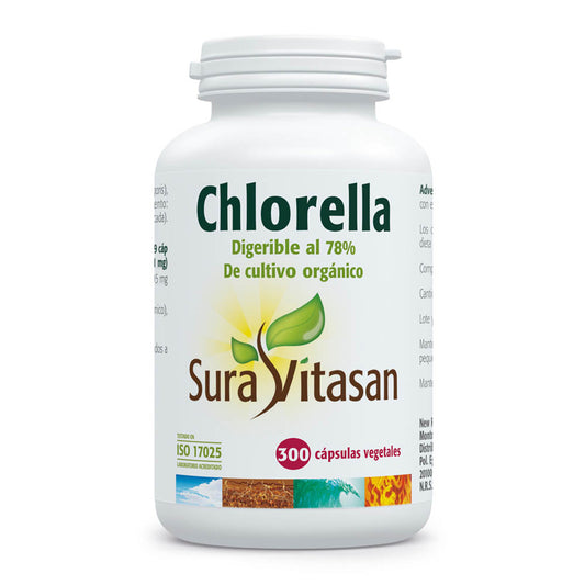 Chlorella, Sura Vitasan, 300 cápsulas