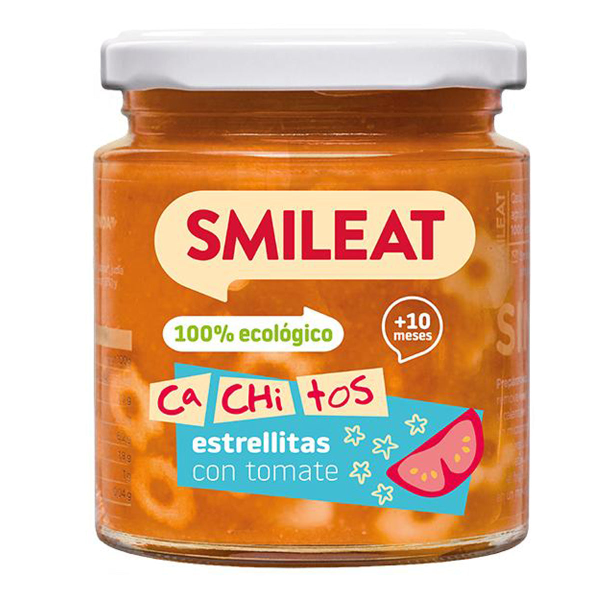 Pack Tarritos Cachitos comidas BIO Smileat 4 uds de 230g