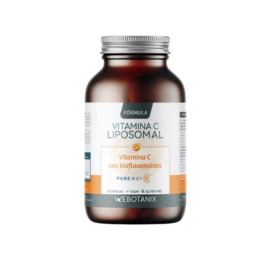 Vitamina C Fórmula Liposomal (PureWay-C®, tecnología LIPOSOMAX) WeBotanix 60 cápsulas